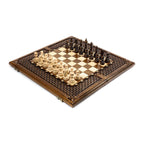 Chess-Backgammon With An Ornamental Braid Pattern Classic - HrachyaOhanyan Co