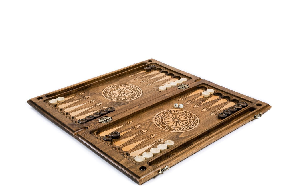 Classic Ornamental Braid Pattern Backgammon Set, 60 cm – photo 5