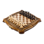 Chess-Backgammon With Copyrighted Contour Outline - HrachyaOhanyan Co