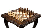 Ornamental Chess Table with Drawers, 60 cm – photo 5