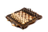 Chess-Backgammon With Braid-Pattern With Copyrighted Mount Ararat Outline - HrachyaOhanyan Co