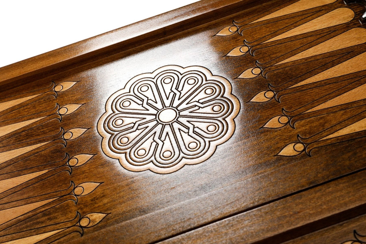 Backgammon-Set mit Ewigkeitszeichen, 50 cm – Foto 13