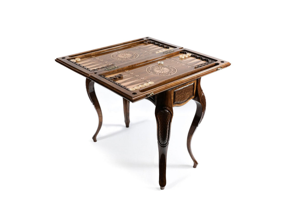 Backgammon-Tisch mit Wappen Armeniens, 60 cm – Foto 5