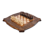Chess-backgammon with copyrighted contour outline - HrachyaOhanyan Co