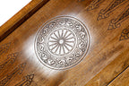 World Map Epoxy Backgammon Set, Walnut, 50 cm – photo 13