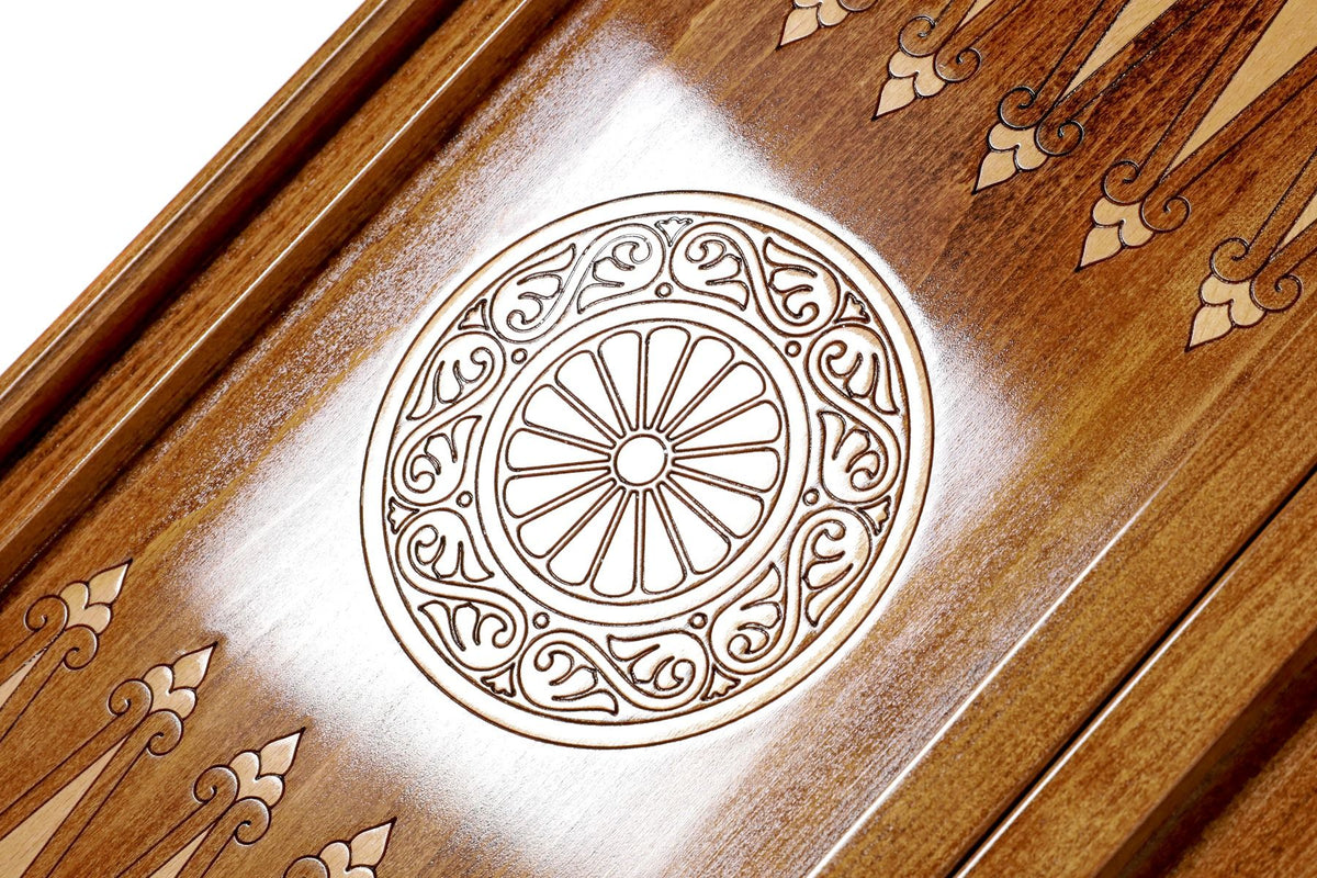 Klassisches Backgammon-Set mit Adler, 60 cm – Modell 11212 – Foto 13