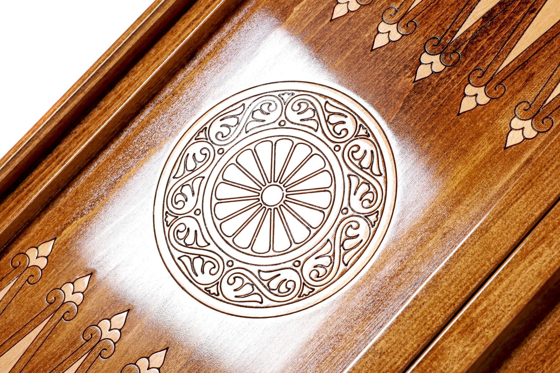 Ornamental Braid Pattern Backgammon Classic - HrachyaOhanyan Co