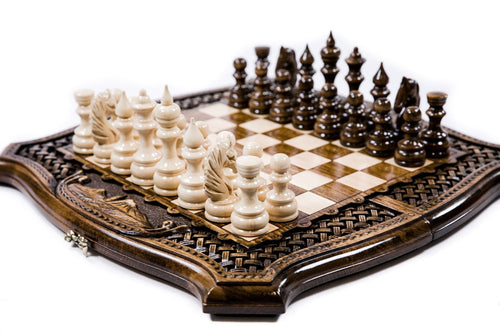 Ararat Chess & Backgammon Set with Braid & Contour Outline, 40 cm – photo 2