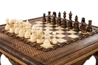 Classic Chess Table with Drawers, 60 cm – photo 4