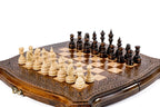 Chess Set with Contour Outline, 30 cm – photo 2