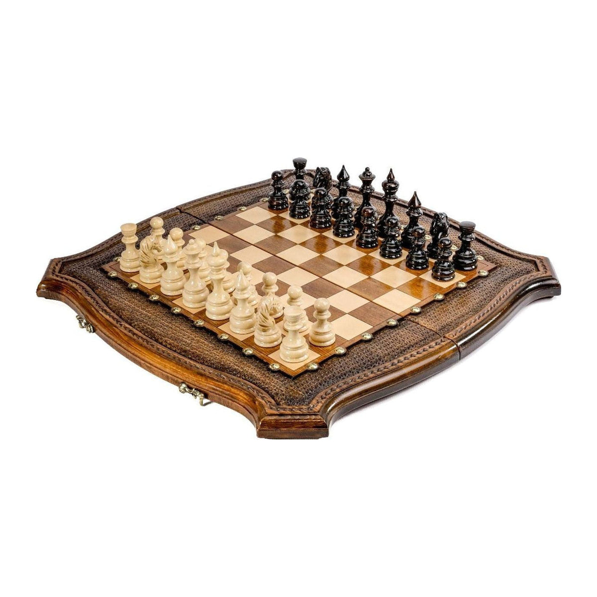 Chess-Backgammon With Copyrighted Contour Outline - HrachyaOhanyan Co