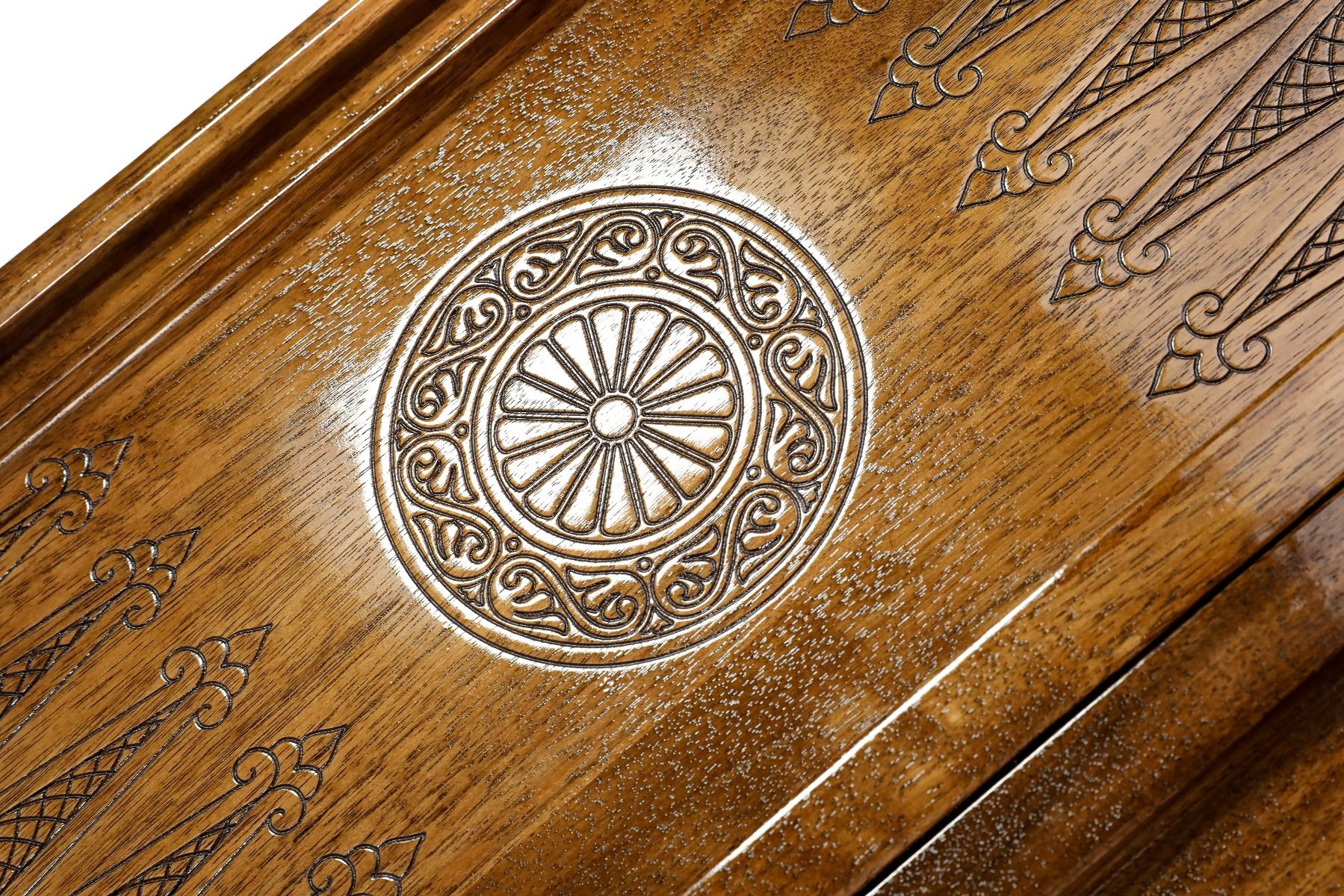 Absrtact-Epoxy Backgammon Two-Sided Classic - HrachyaOhanyan Co