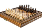 Classic Chess Set with Bronze Letters & Numbers, 30 cm – photo 2