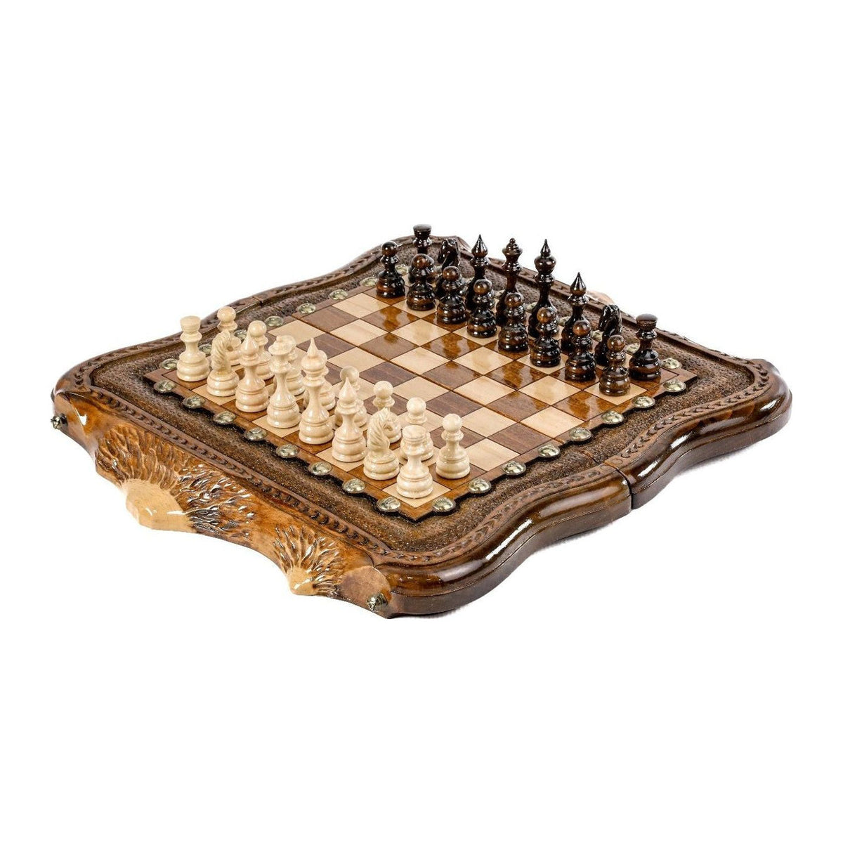 Chess-Backgammon With Copyrighted Mount Ararat Outline - HrachyaOhanyan Co