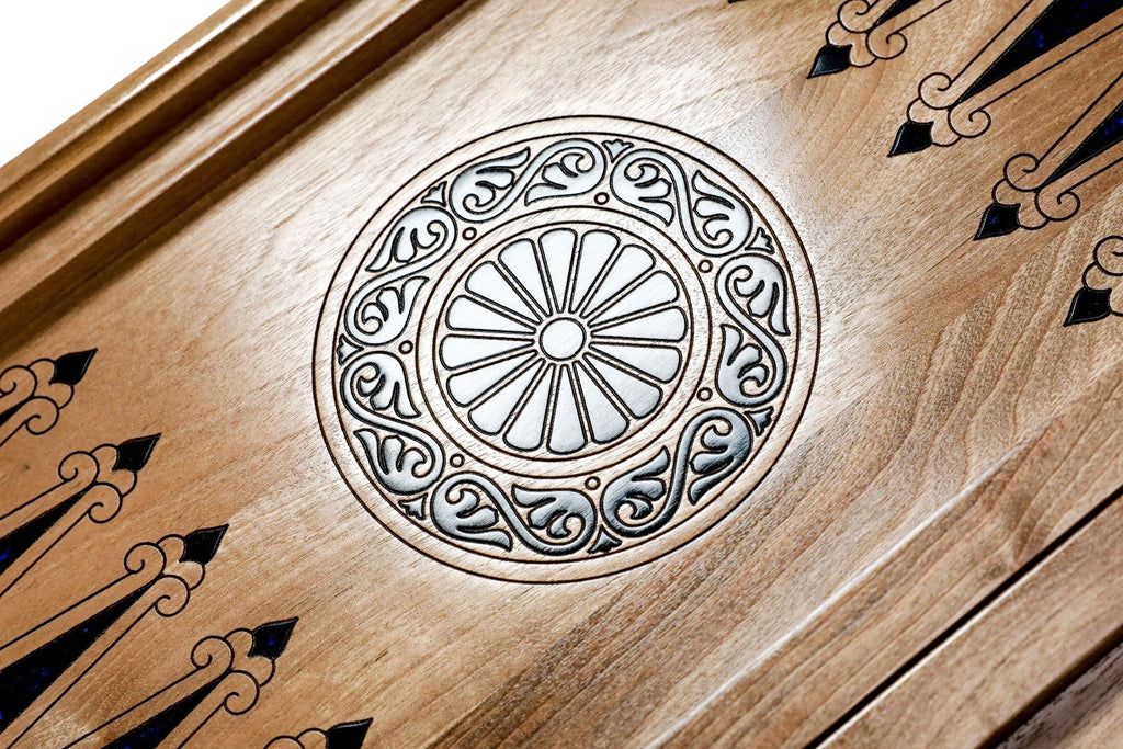 Epoxy Trees Backgammon Two-Sided Classic - HrachyaOhanyan Co