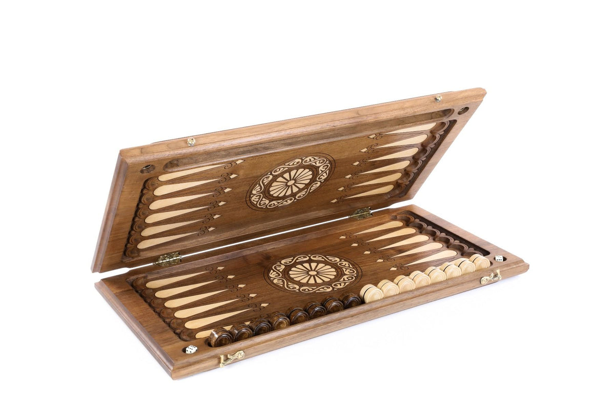 Zweiseitiges Backgammon-Set mit Etschmiadsin & Wappen, 60 cm – Foto 3