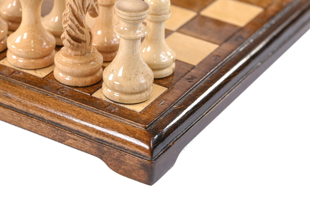 Square Wooden Chess Set, 30 cm – photo 9