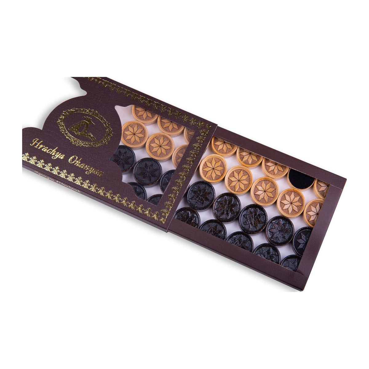 Backgammon Pieces An Octagram - An Eight-Pointed Star - HrachyaOhanyan Co
