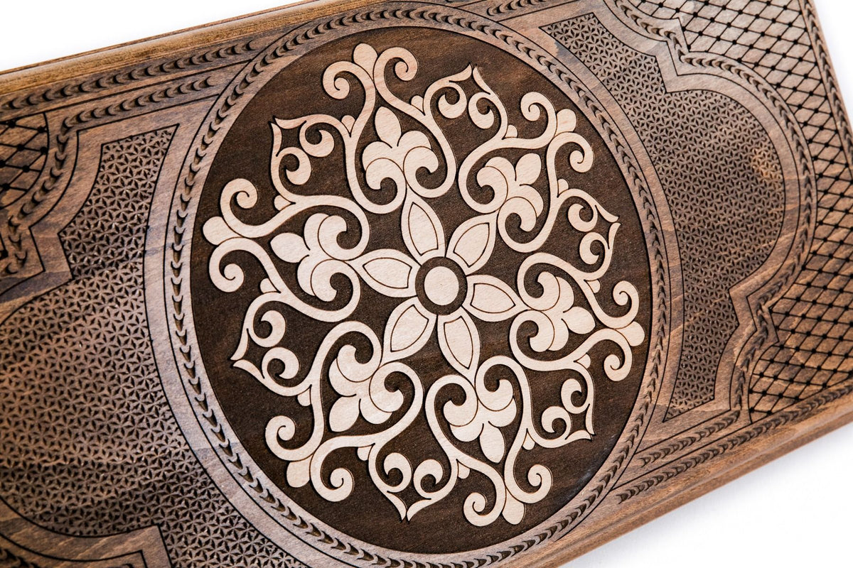 Snowflake Ornament Backgammon Set, 60 cm – photo 7
