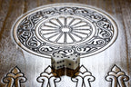 Coat Of Arms Of Armenia Backgammon With Copyrighted Mount Ararat Outline - HrachyaOhanyan Co