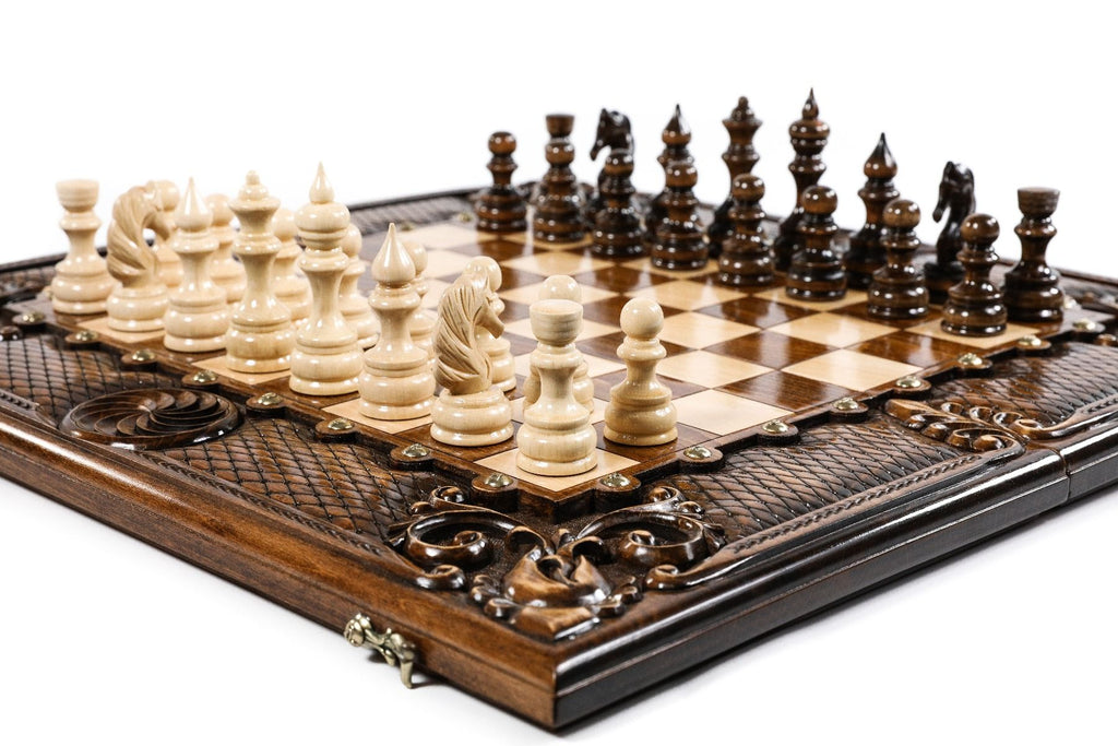 Chess-Backgammon Classic Eternity With Patterns - HrachyaOhanyan Co