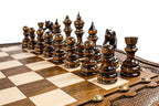 Chess Table with Contour Outline & Carved Legs, 60 cm – photo 7