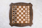 Chess-Backgammon With Copyrighted Contour Outline - HrachyaOhanyan Co
