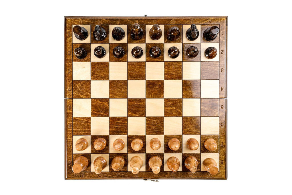 Classic Chess Set, Expanded Playing Field, 40 cm – photo 4