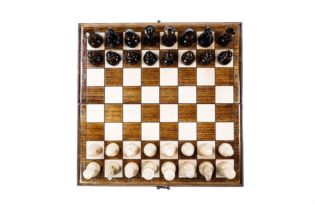 Classic Chess Set, Expanded Playing Field, 30 cm – photo 3