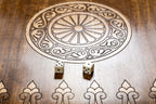 Ornamental Bas-Relief Backgammon Classic - HrachyaOhanyan Co