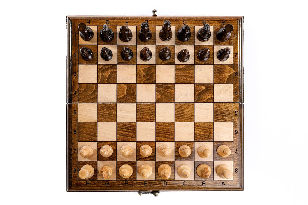 Classic Chess Set, Expanded Playing Field, 30 cm – photo 6
