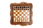 Chess with copyrighted Mount Ararat outline - HrachyaOhanyan Co