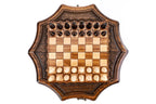 Star-Shaped Wooden Chess Set, 30 cm – photo 6