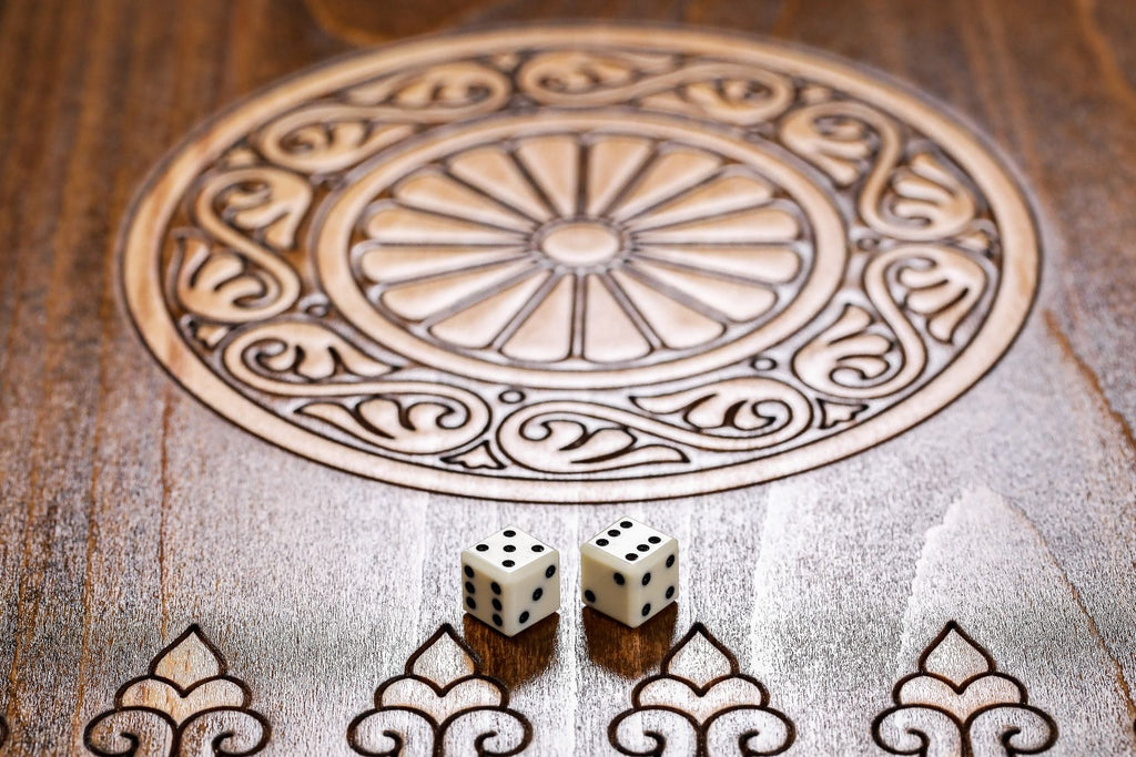 Chess-Backgammon With Copyrighted Contour Outline - HrachyaOhanyan Co