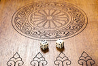 Pomegranate Tree-Epoxy Backgammon Classic - HrachyaOhanyan Co