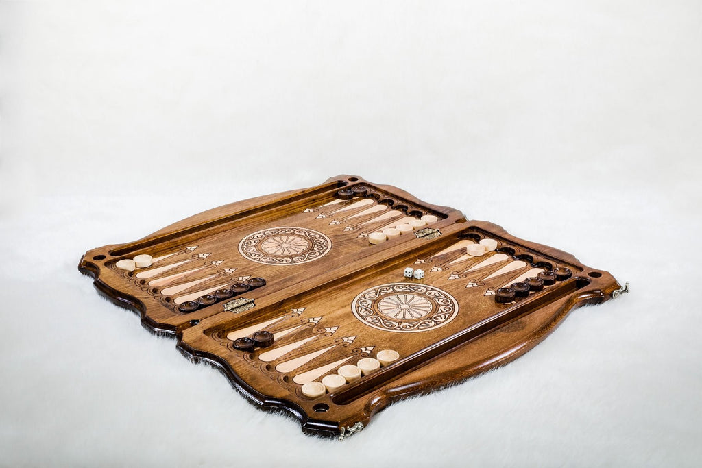 Lion Backgammon Set with Contour Outline, 60 cm – photo 4