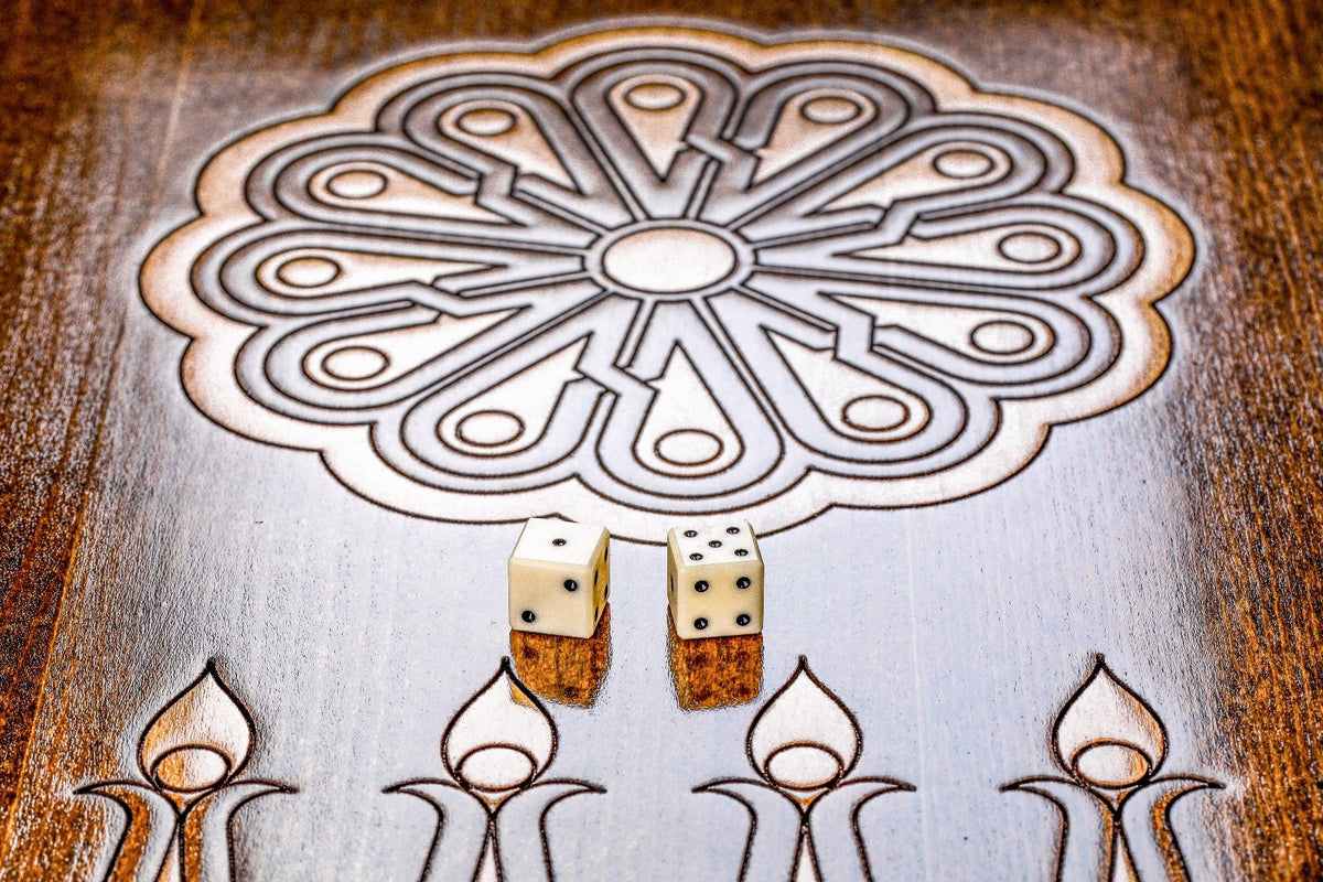 Ornamental Backgammon Set, Contour Outline, 60 cm – photo 14