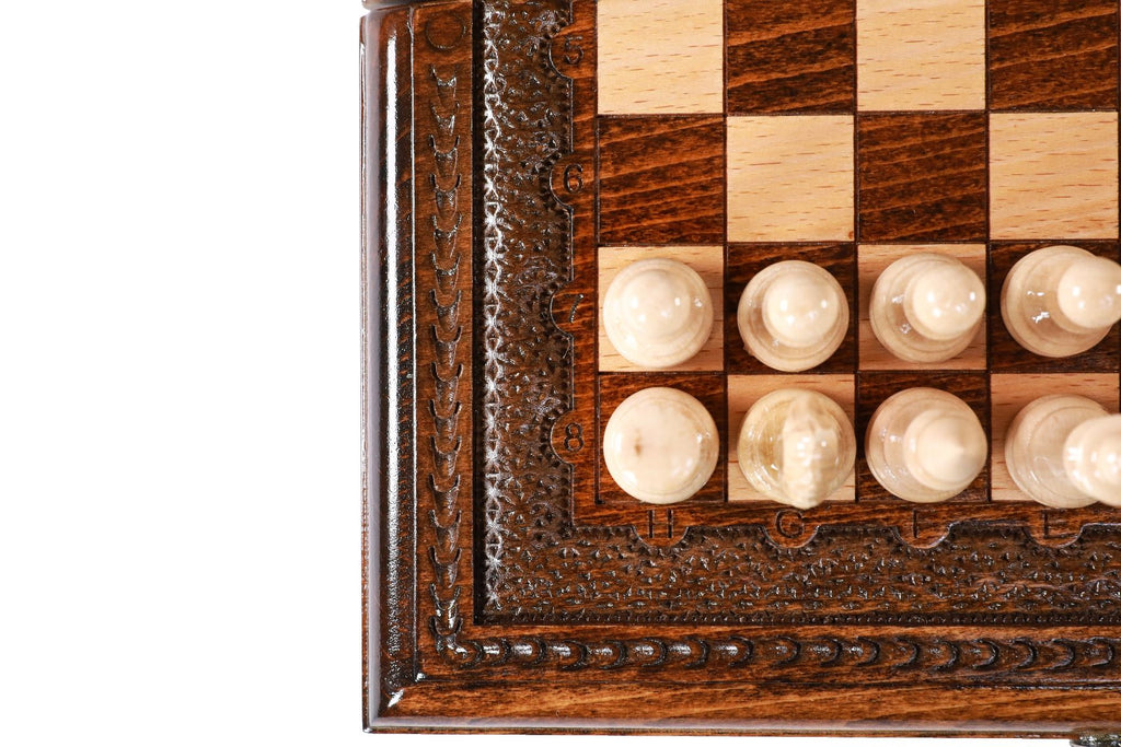 Mini Wooden Chess Set for Kids, 24 cm – photo 6