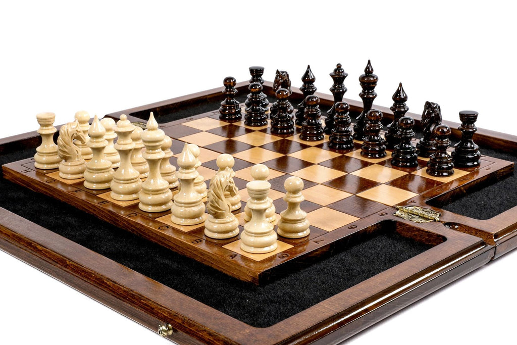 Eternity Sign Wooden Chess Set, 60 cm – photo 2