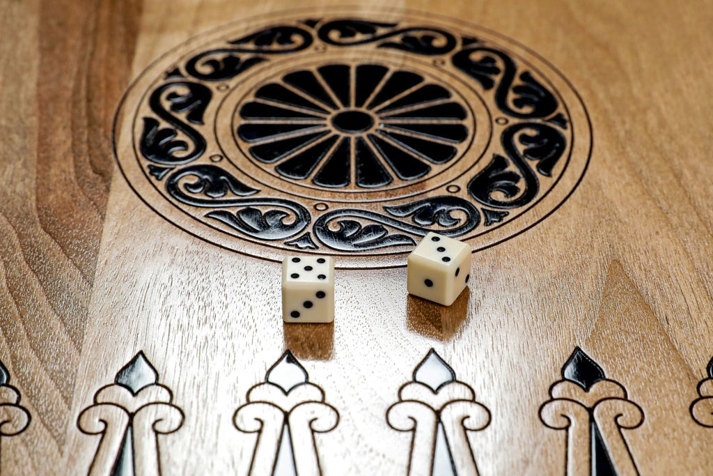 Epoxy Trees Backgammon Two-Sided Classic - HrachyaOhanyan Co