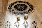 Epoxy Trees Backgammon Two-Sided Classic - HrachyaOhanyan Co