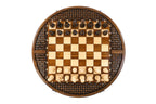 Circular Chess Set with Ornamental Weave Pattern, 60 cm – photo 6