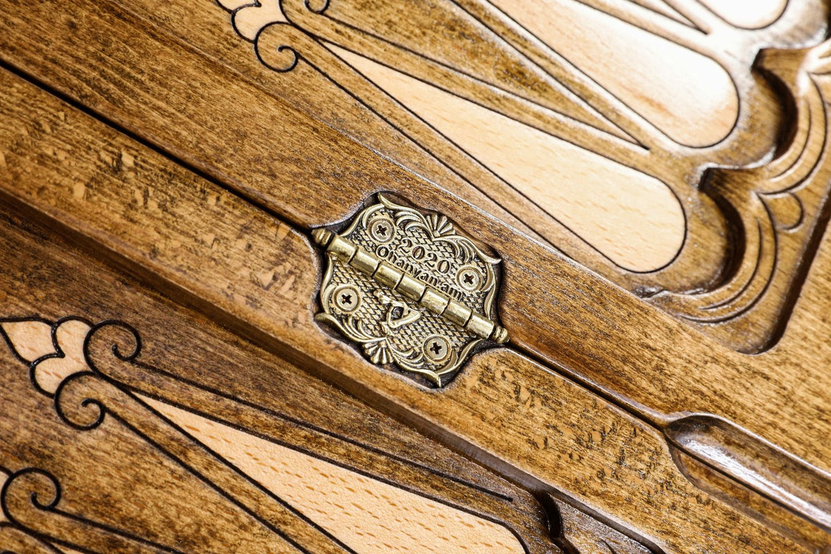Backgammon-Set mit Tiger & detailreichen Elementen, 60 cm – Foto 7