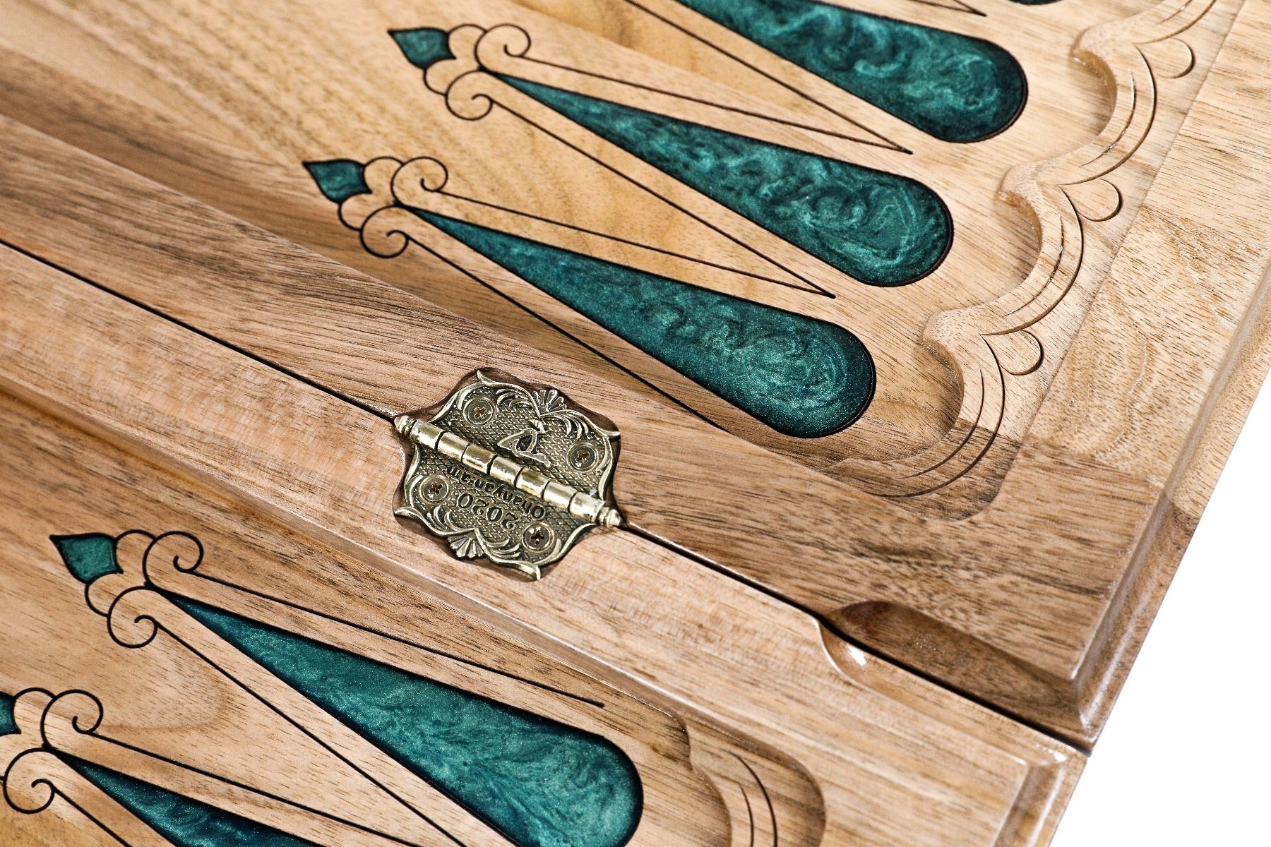 Epoxy Trees Backgammon Two-Sided Classic - HrachyaOhanyan Co