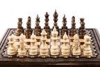 Square Chess With Bronze Legs - HrachyaOhanyan Co