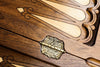 “Anush” Backgammon With Incrustation With Copyrighted Mount Ararat Outline - HrachyaOhanyan Co