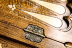 Snowflake Ornament Backgammon Set, Arch-Style Outline, 60 cm – photo 7