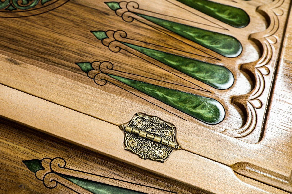 Epoxy Trees Backgammon Two-Sided Classic - HrachyaOhanyan Co