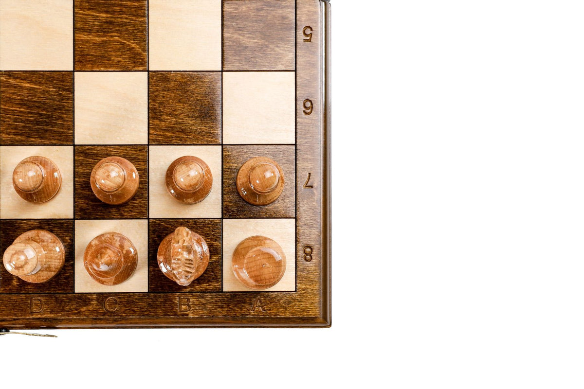 Klassisches Schachspiel, erweitertes Spielfeld, 40 cm – Modell 16049 – Foto 8