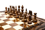 Ornamental Chess Table with Drawers, 60 cm – photo 7